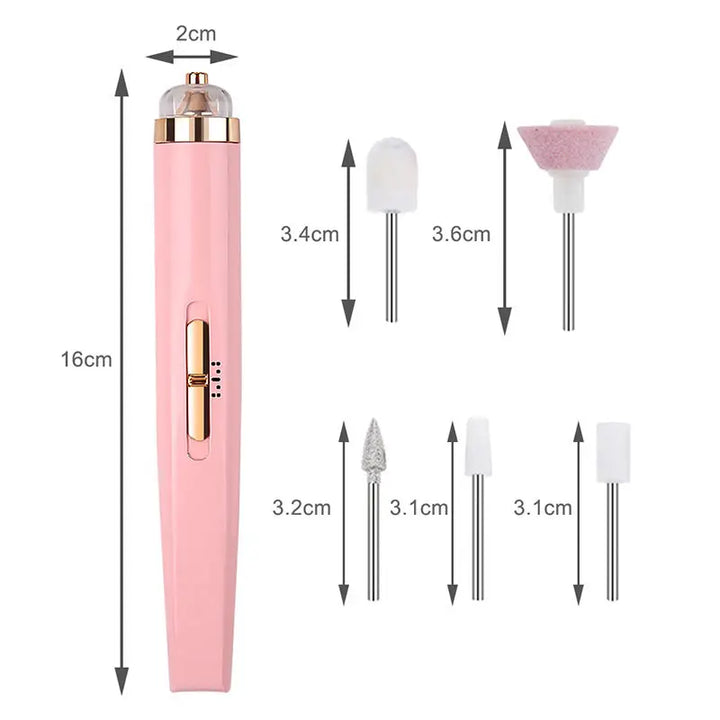 GlowNail 5-in-1 Electric Manicure Pen