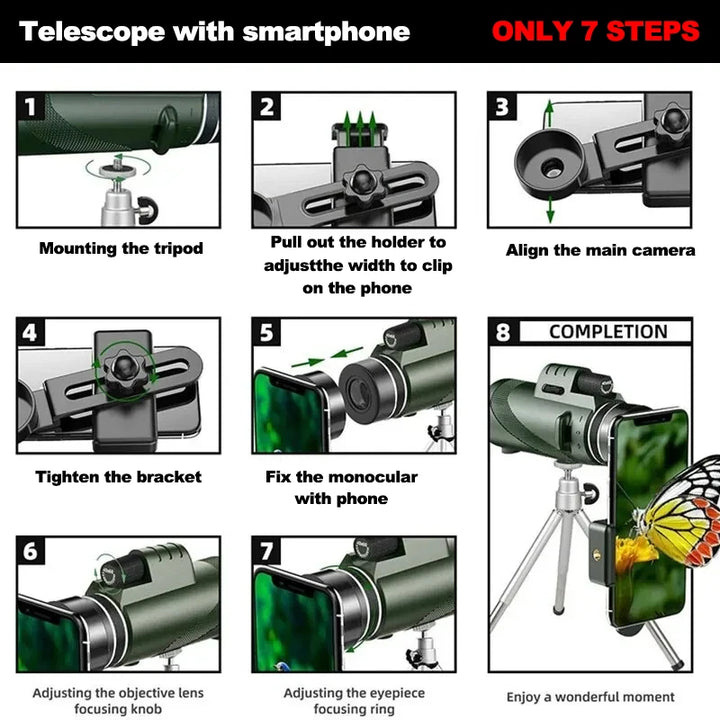 VistaZoom 80x100 HD Telescope